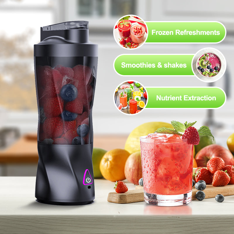 Espremedor elétrico portátil misturador de frutas frescas 700ml multifuncional usb recarregável shakes smoothie liquidificador copo mistura ao ar livre