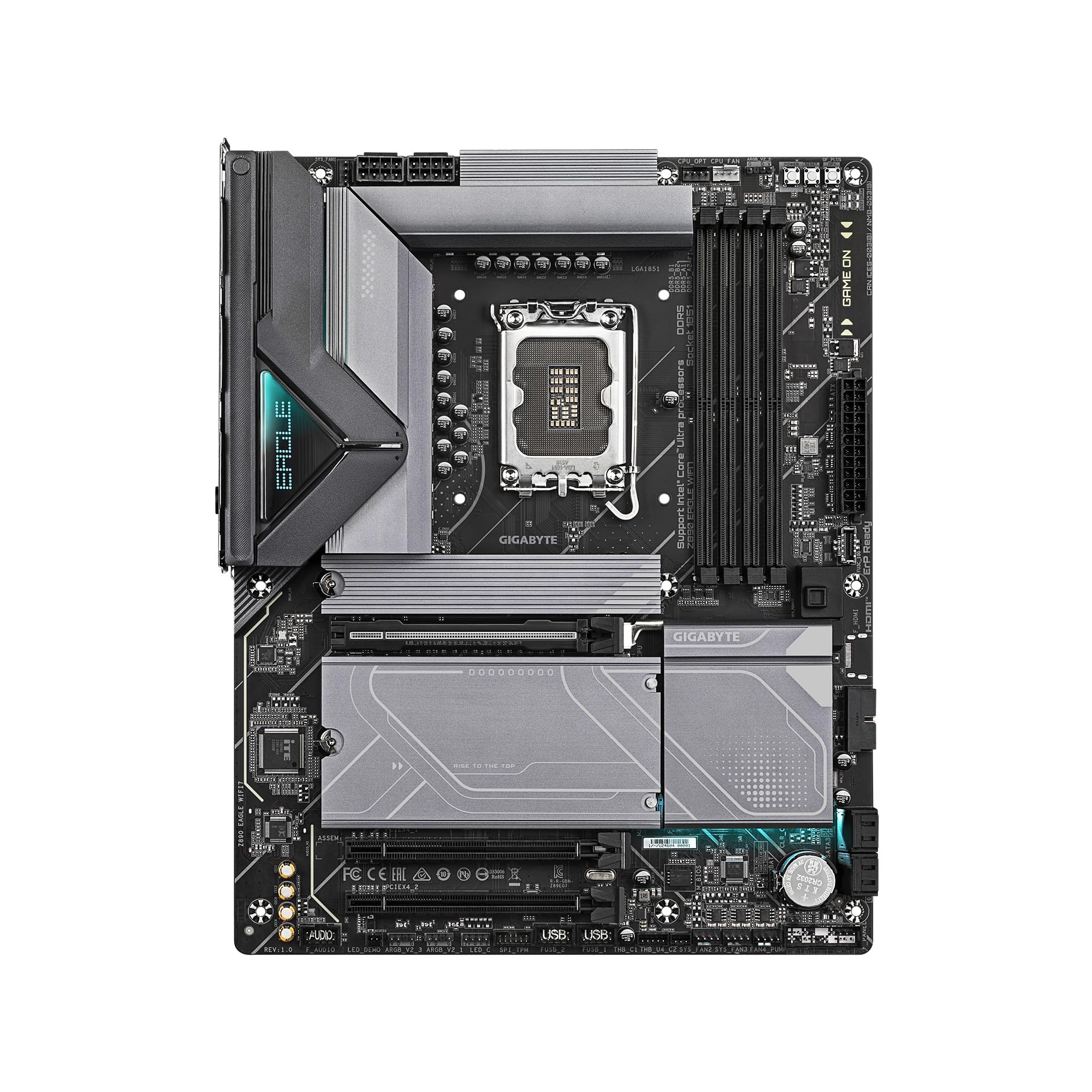 Placa Mae Gigabyte Z890 EAGLE WIFI7, LGA 1851, ATX, Chipset Intel Z890 Express, Conectores PCIe M.2 DDR5