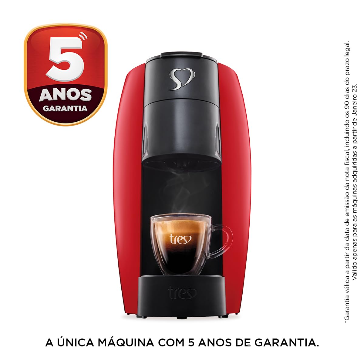 Cafeteira Espresso Três Corações LOV Multibebidas, Automática