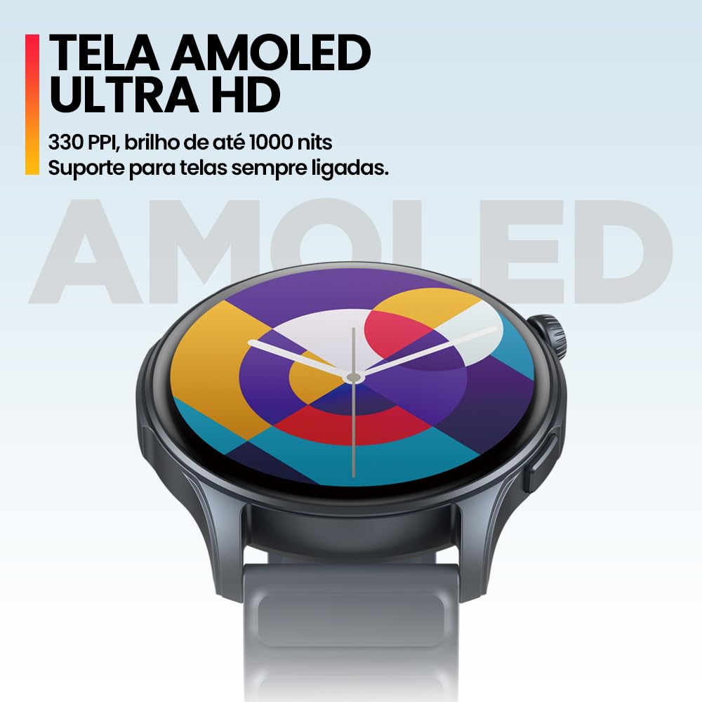 Smartwatch para Homens e Senhoras, Chamada De Voz, 1.39 "Grande Display Colorido HD, Rastreamento De Fitness, Novo