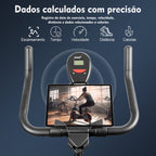 Bicicleta Ergométrica Silenciosa Vertical MAX(Preto vermelho）