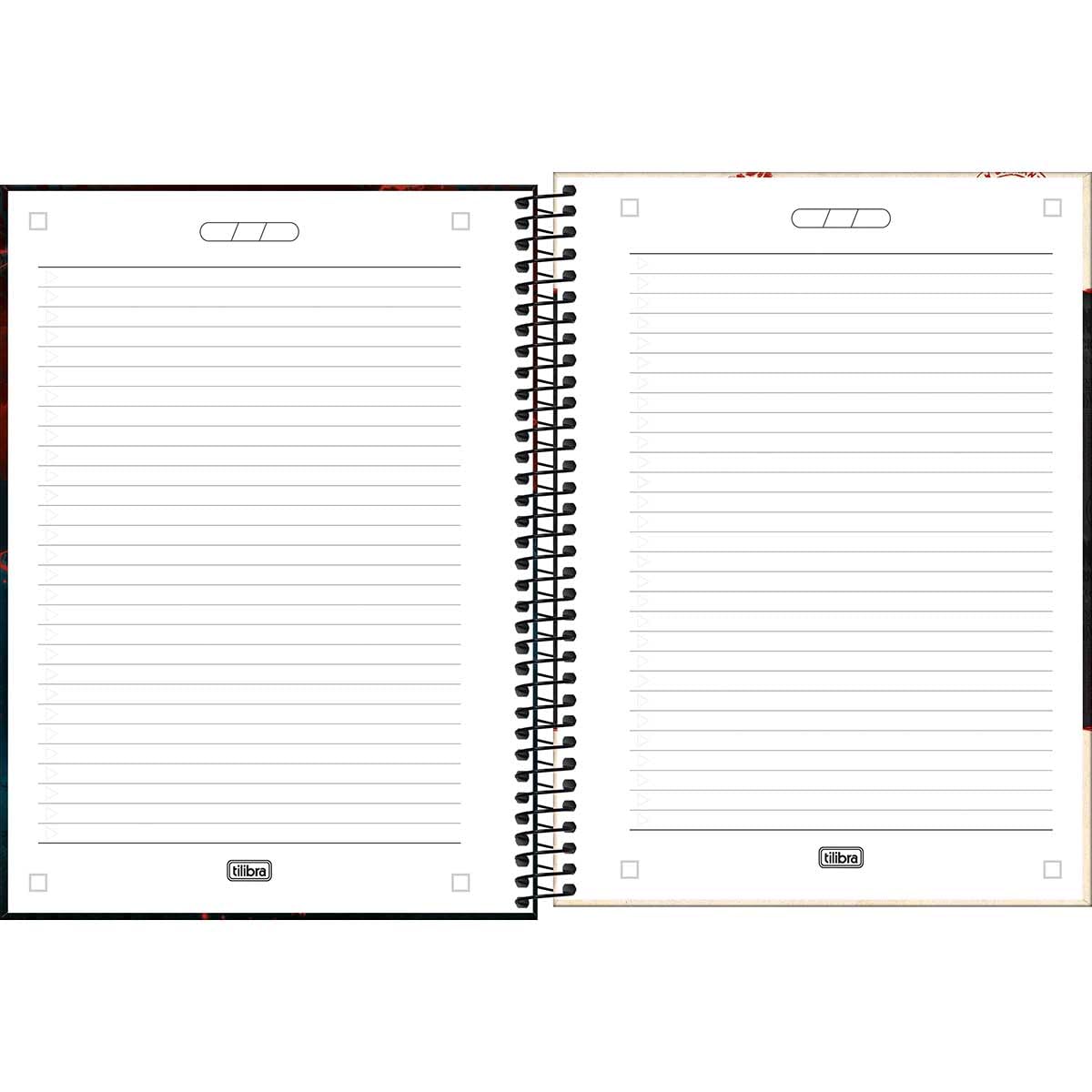 Caderno Espiral Capa Dura Universitário Connect 10 Matérias Stranger Things 160 Folhas