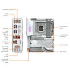 Placa Mae Gigabyte Z890 AORUS PRO ICE, LGA1851, ATX, Chipset Intel® Z890 Express DDR5