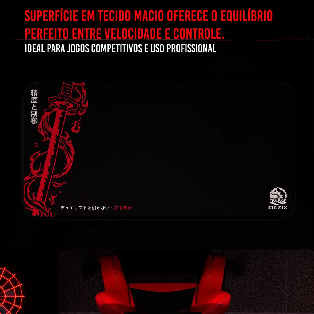Mousepad Courtesy 70×35 Katana Speed Exclusivo Ozzix