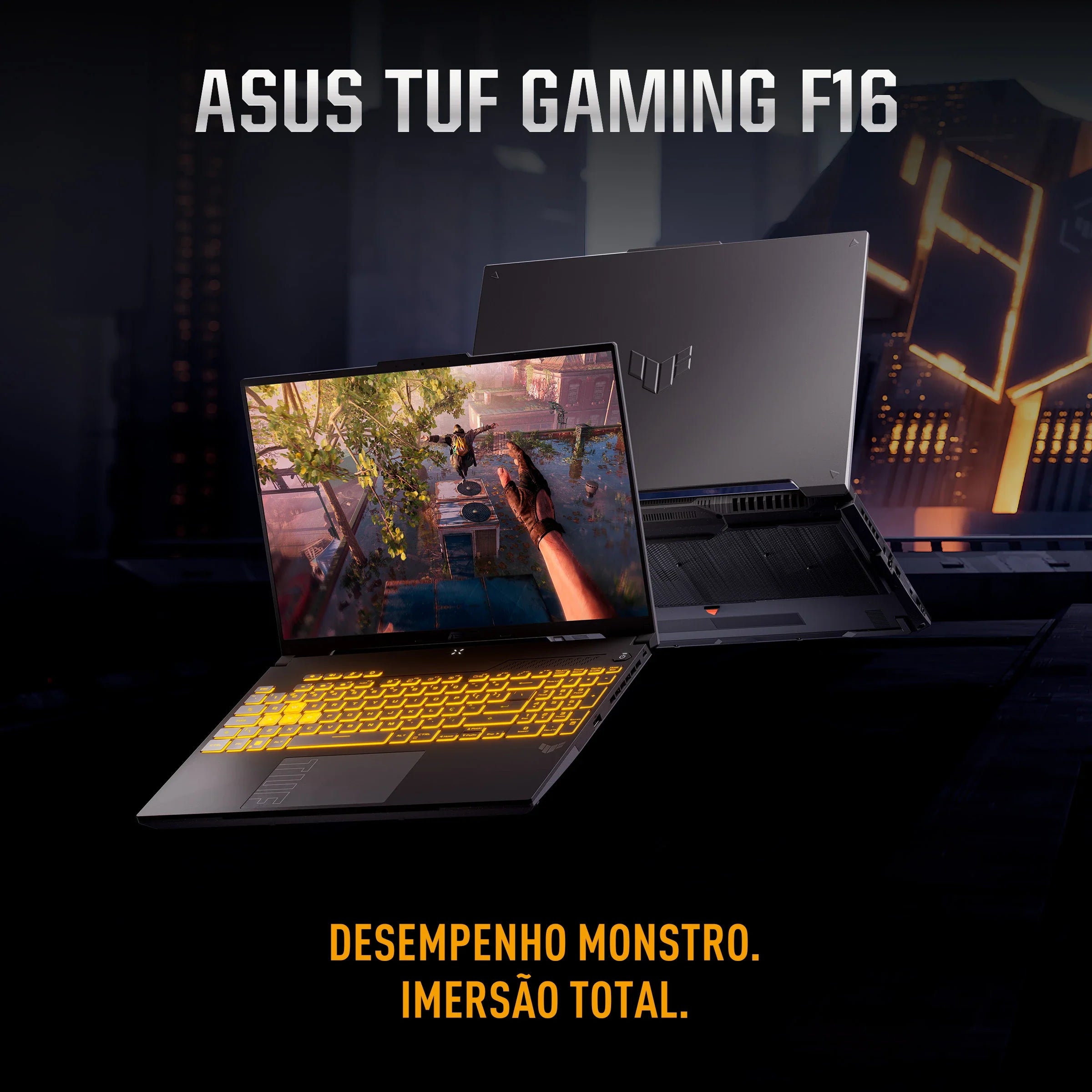 Notebook ASUS TUF Gaming F16, Intel Core 5, NVIDIA RTX™ 3050, 16GB, 512GB SSD, Windows 11 Home, 16" LED FHD+, Mecha Gray