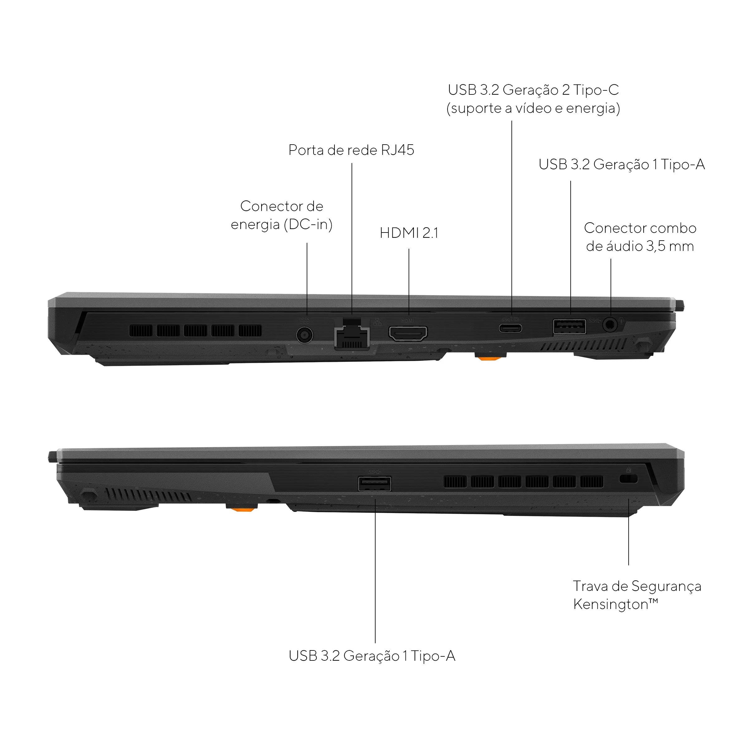 Notebook ASUS TUF Gaming F16, Intel Core 5, NVIDIA RTX™ 3050, 16GB, 512GB SSD, Windows 11 Home, 16" LED FHD+, Mecha Gray