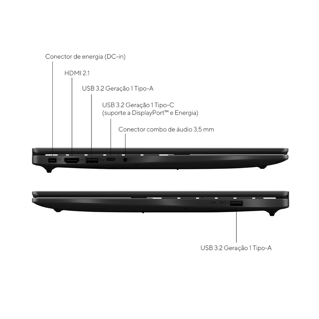 Notebook ASUS V16, Intel Core 5, NVIDIA RTX™ 4050, 16GB, 512GB SSD, KeepOS, 16" LCD LED FHD VIPS, Matte Black