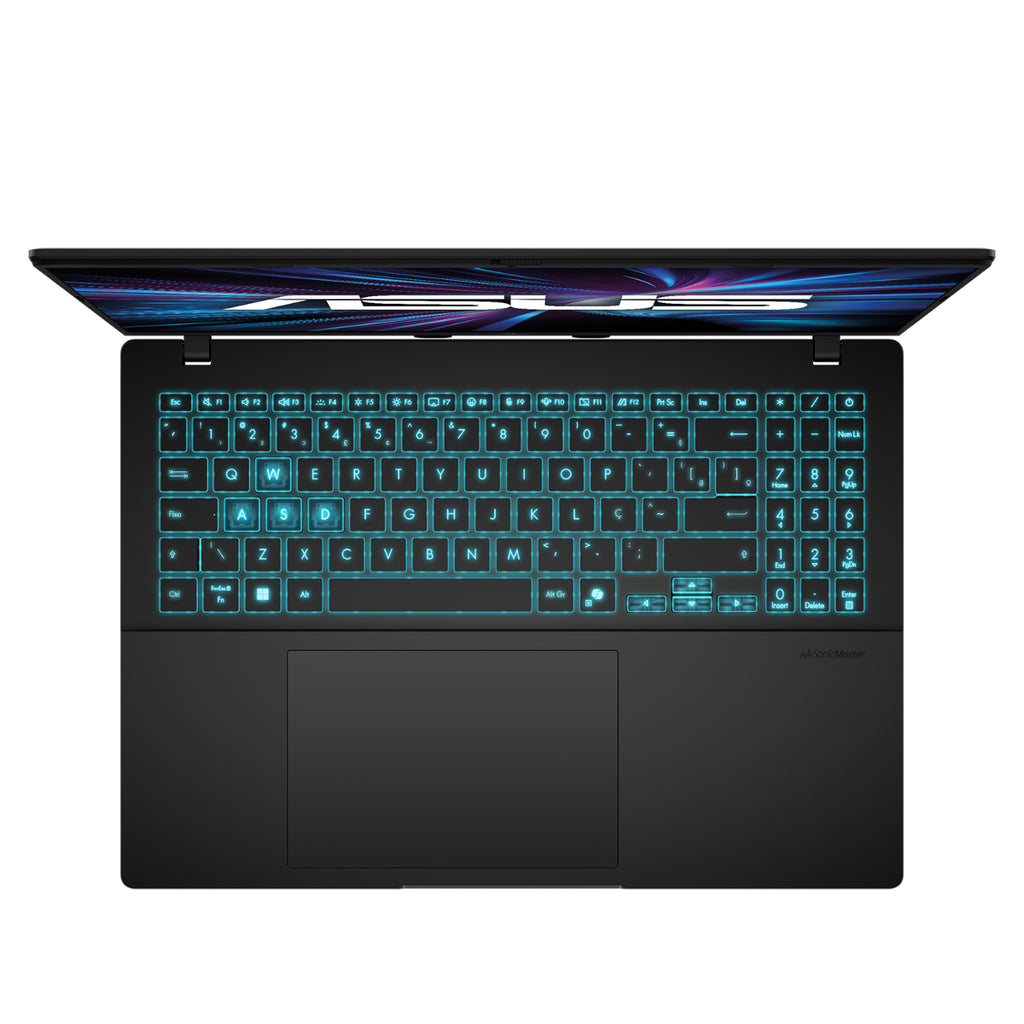 Notebook ASUS V16, Intel Core 5, NVIDIA RTX™ 4050, 16GB, 512GB SSD, KeepOS, 16" LCD LED FHD VIPS, Matte Black